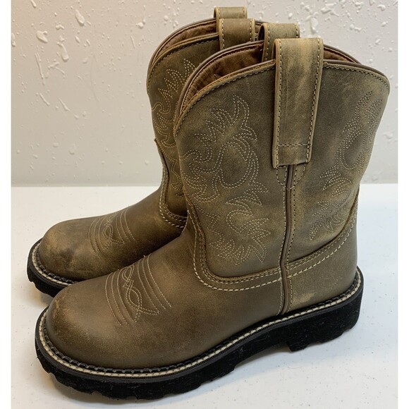 Ariat Shoes - Ariat Fatbaby Western Boots Womens 8 14729 Brown Leather